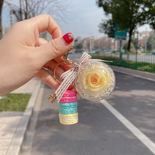 Móc Khóa Hình Bánh Macaron Dễ Thương
