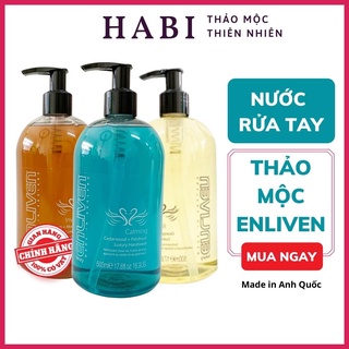 Nước rửa tay thảo mộc cao cấp Enliven Anh Quốc chai 500ml
