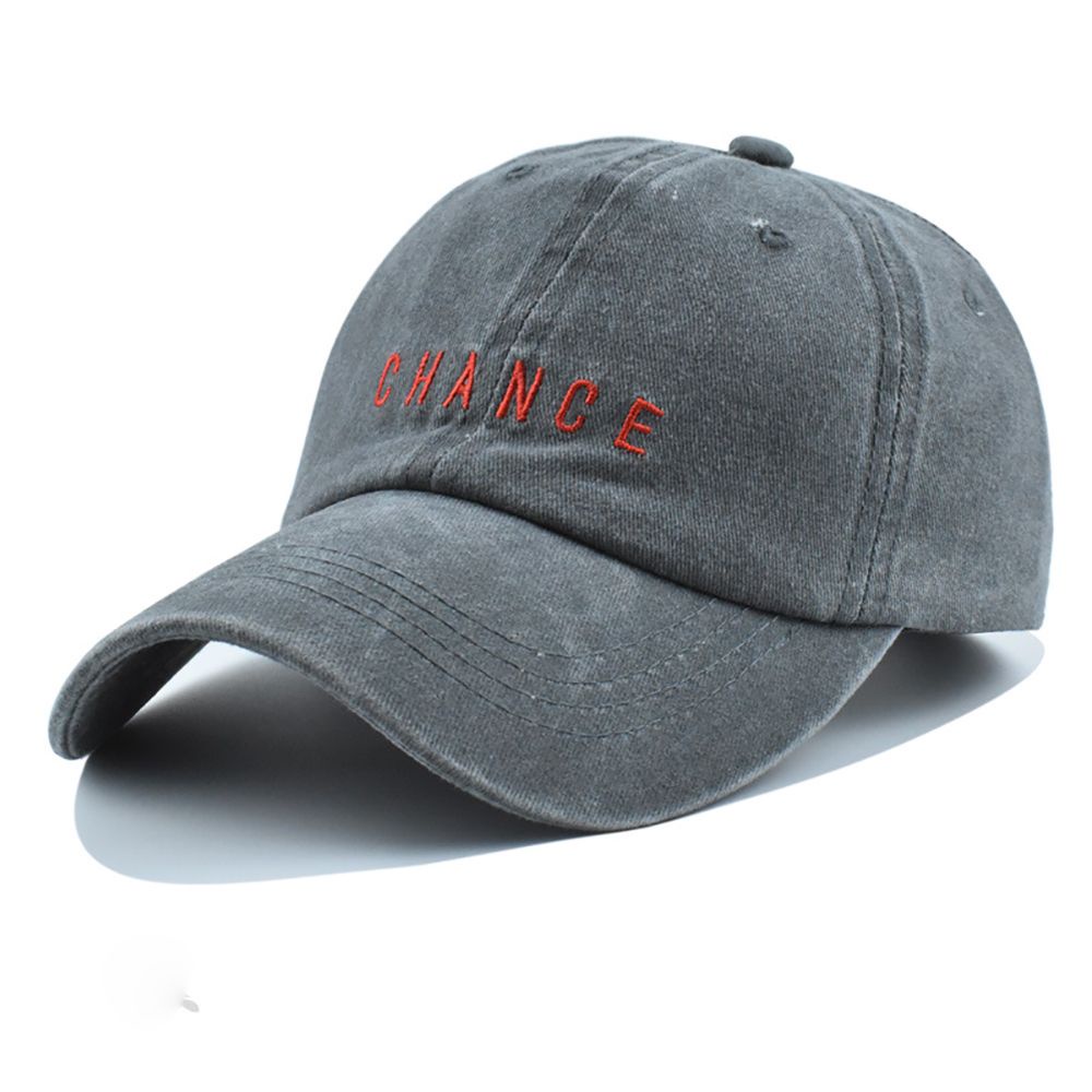 Mũ lưỡi trai thêu chữ đơn giản phong cách hip hop Hàn Quốc