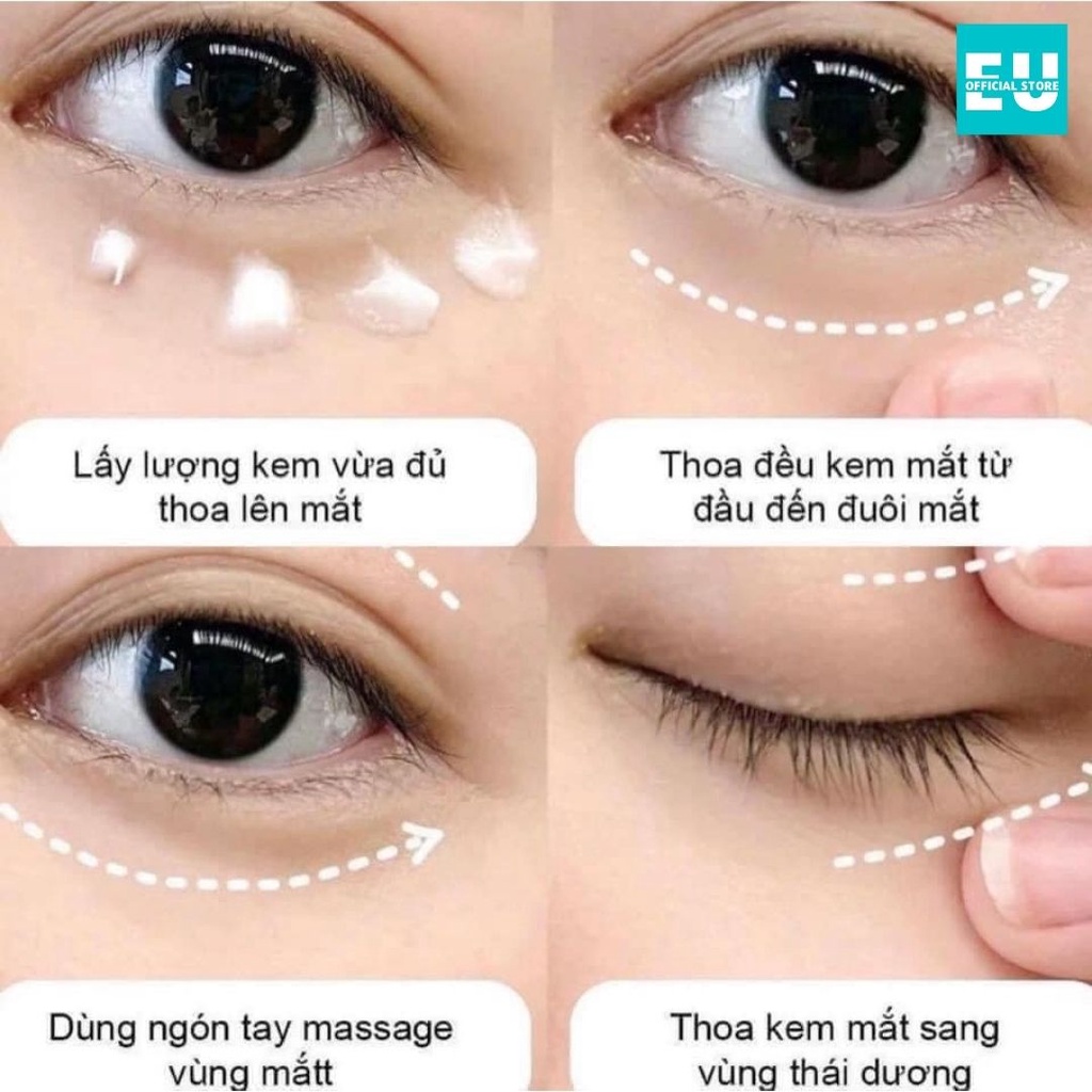 Kem Dưỡng Mắt AHC Ten Revolution Real Eye Cream For Face Màu Đen (Mẫu Mới)