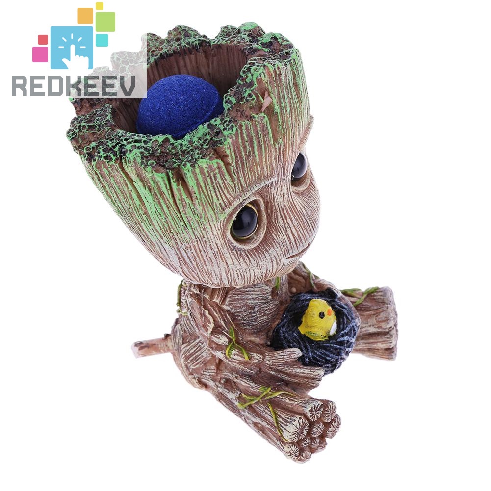 Thiết bị sục khí oxy cho bể cá mini hình người cây dễ thương