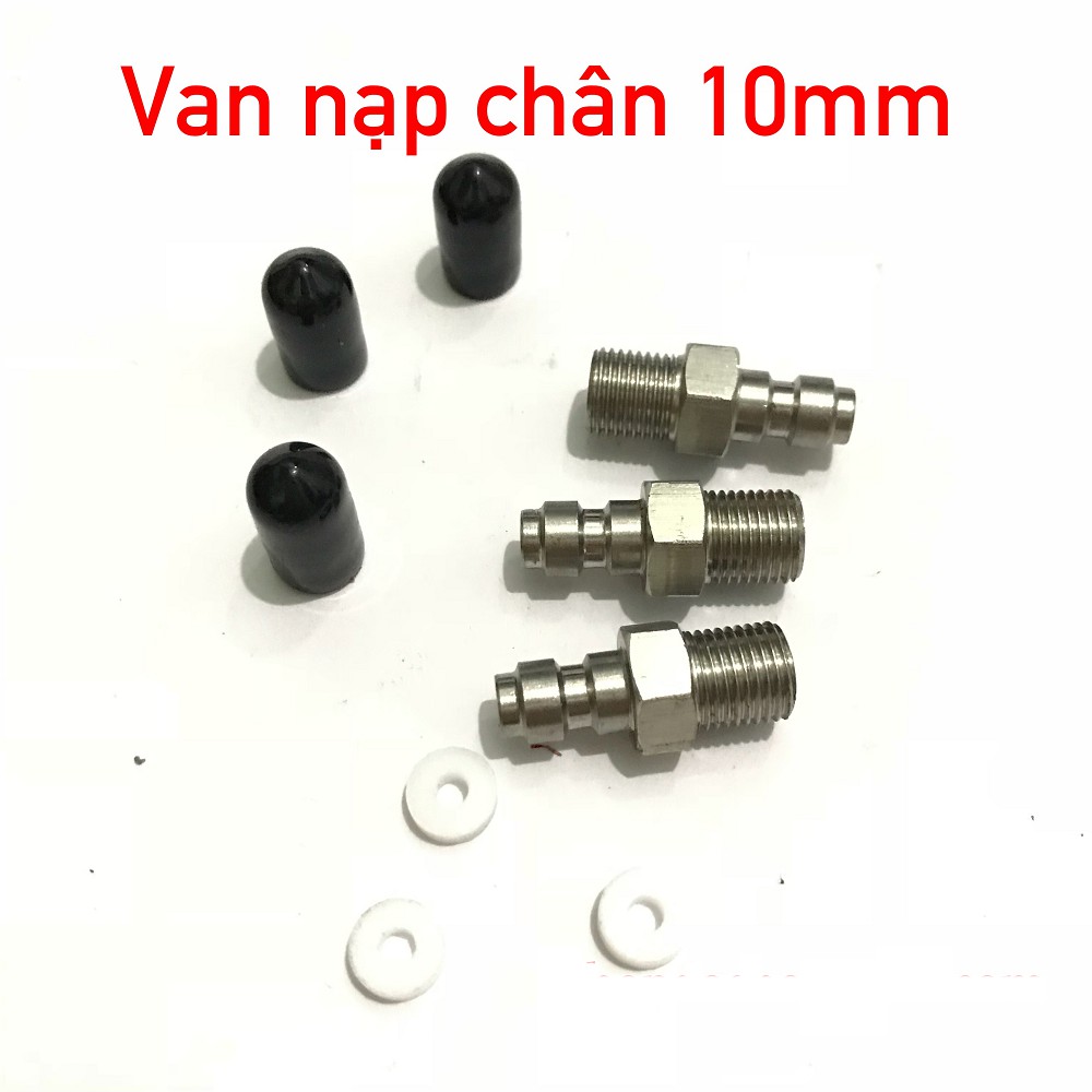 van nạp 1 chiều - van nap một chiều chân 10mm