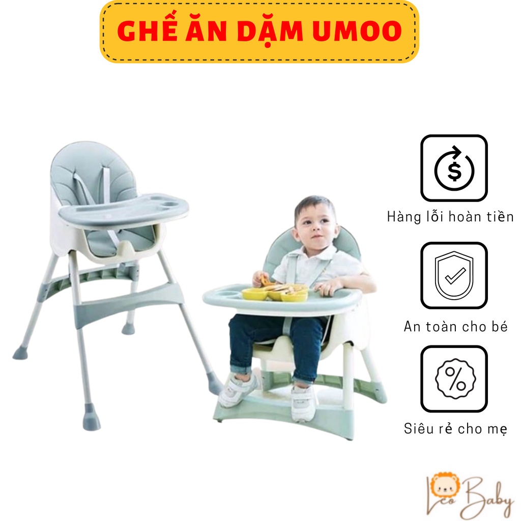 Ghế ăn dặm Umoo cho bé hàng loại 1