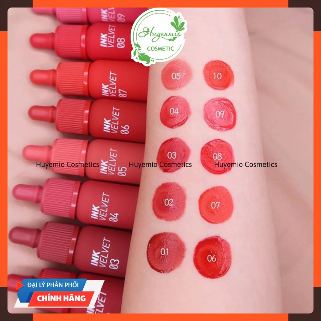 Son Ink / Son kem lì Peripera Ink Velvet Tint bản 2019 [Son Ink Velvet] vỏ đỏ, vỏ hồng | BigBuy360 - bigbuy360.vn
