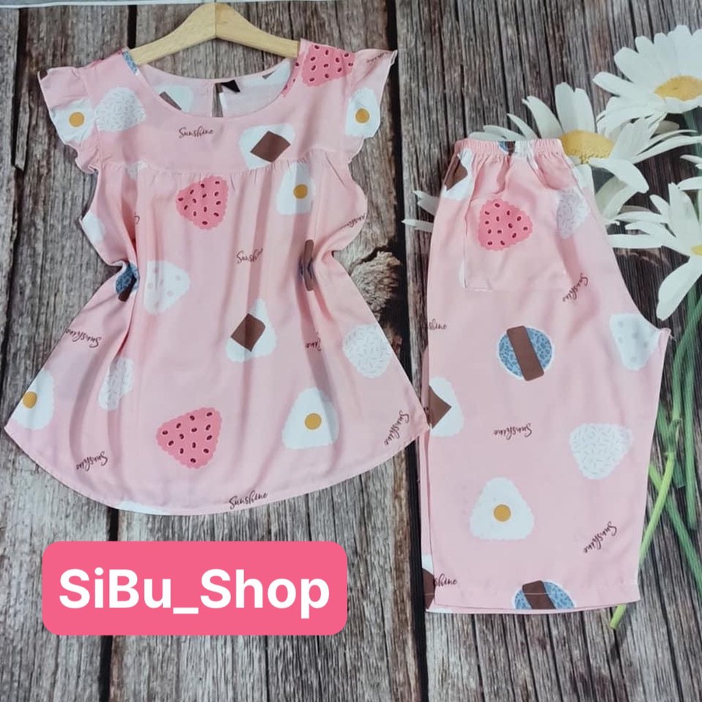 Đồ bộ nữ lửng mặc ở nhà 🏵️🌺💲FREE SHIP💲🏵️🌺 chất liệu tole hai da loại 1, mát mẻ, trẻ trung, mặc được cho bà bầu