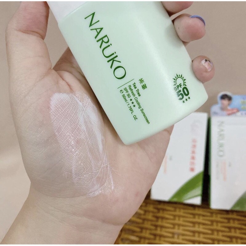 Kem chống nắng tràm trà Naruko Tea Tree Anti Acne Suncreen SPF50