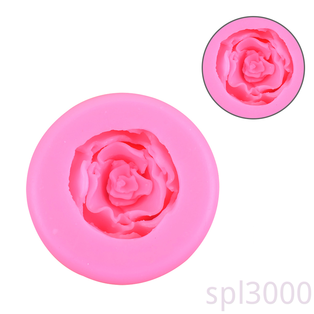 Khuôn Silicone Tạo Hình Hoa Hồng Trang Trí Bánh