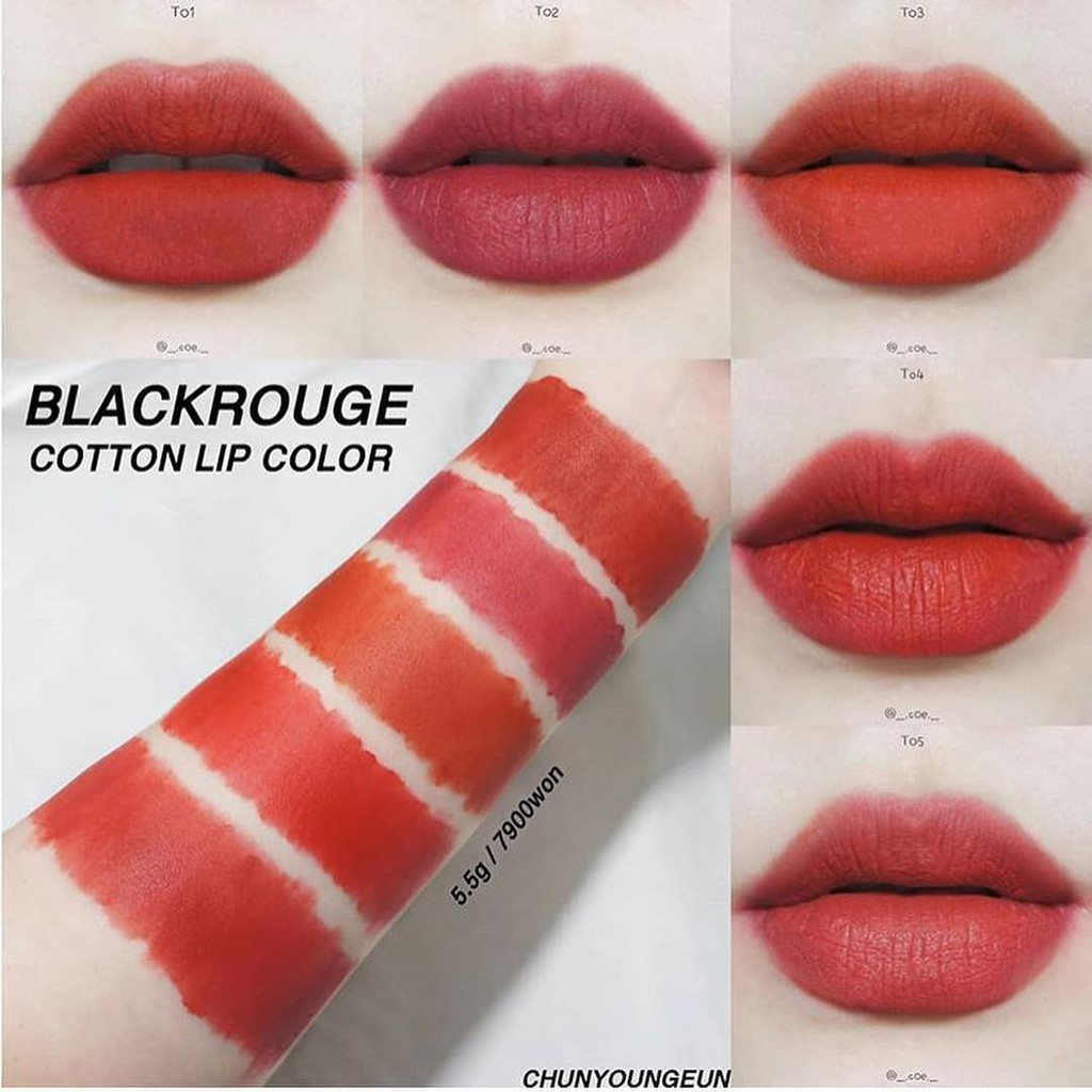 Son Black Rouge Cotton Lip Color