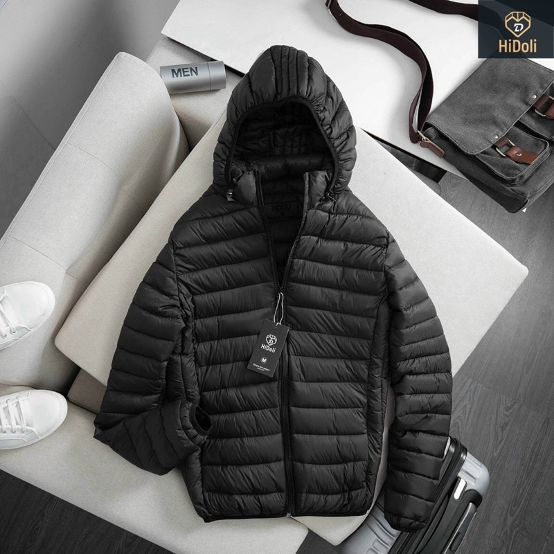 Áo khoác phao nam nữ siêu nhẹ thể thao, áo phao nam đẹp kiểu dáng năng động, trẻ trung có mũ tháo rời