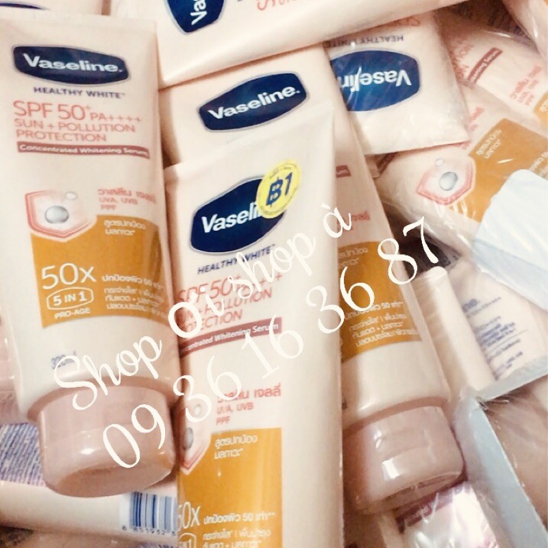 🌼Dưỡng thể Vaselin 50X-10X HEALTHY WHITE Thái lan 320ml | BigBuy360 - bigbuy360.vn