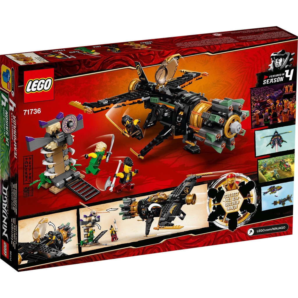 71736 LEGO Ninjago Boulder Blaster - Phi cơ chiến đấu của COLE