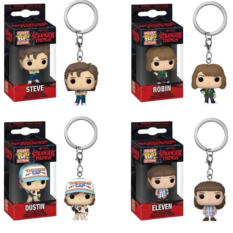 Mô Hình Nhân Vật Steve Eleven Hoạt Hình Stranger Things Mẫu Mới