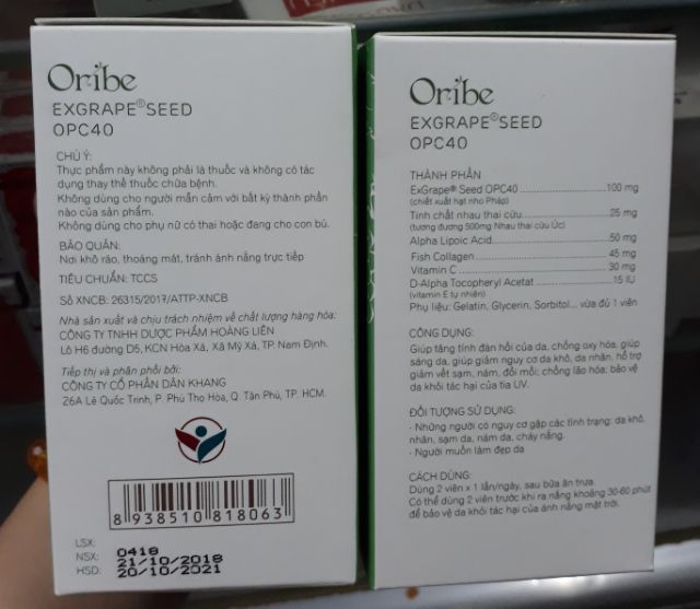 Viên uống đẹp da, chống nắng ORIBE lọ 30 viên | BigBuy360 - bigbuy360.vn