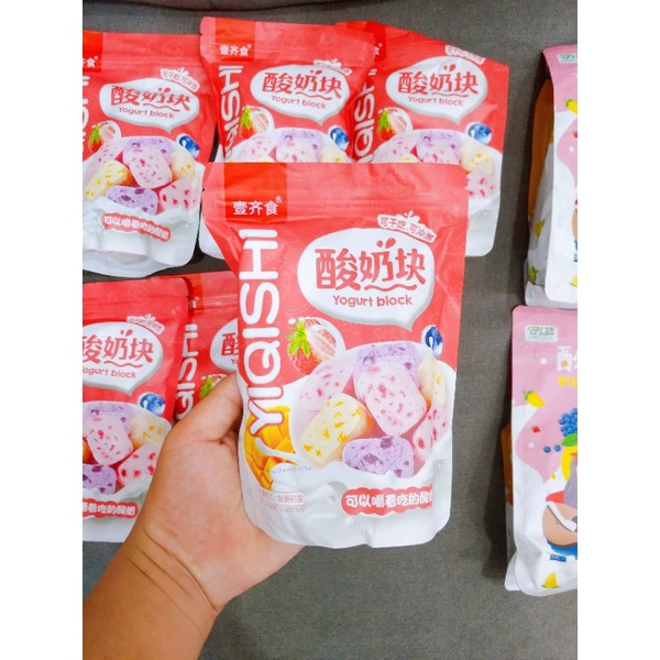 SỮA CHUA SẤY LẠNH MIX 4 VỊ HÀNG VỀ LIÊN TỤC