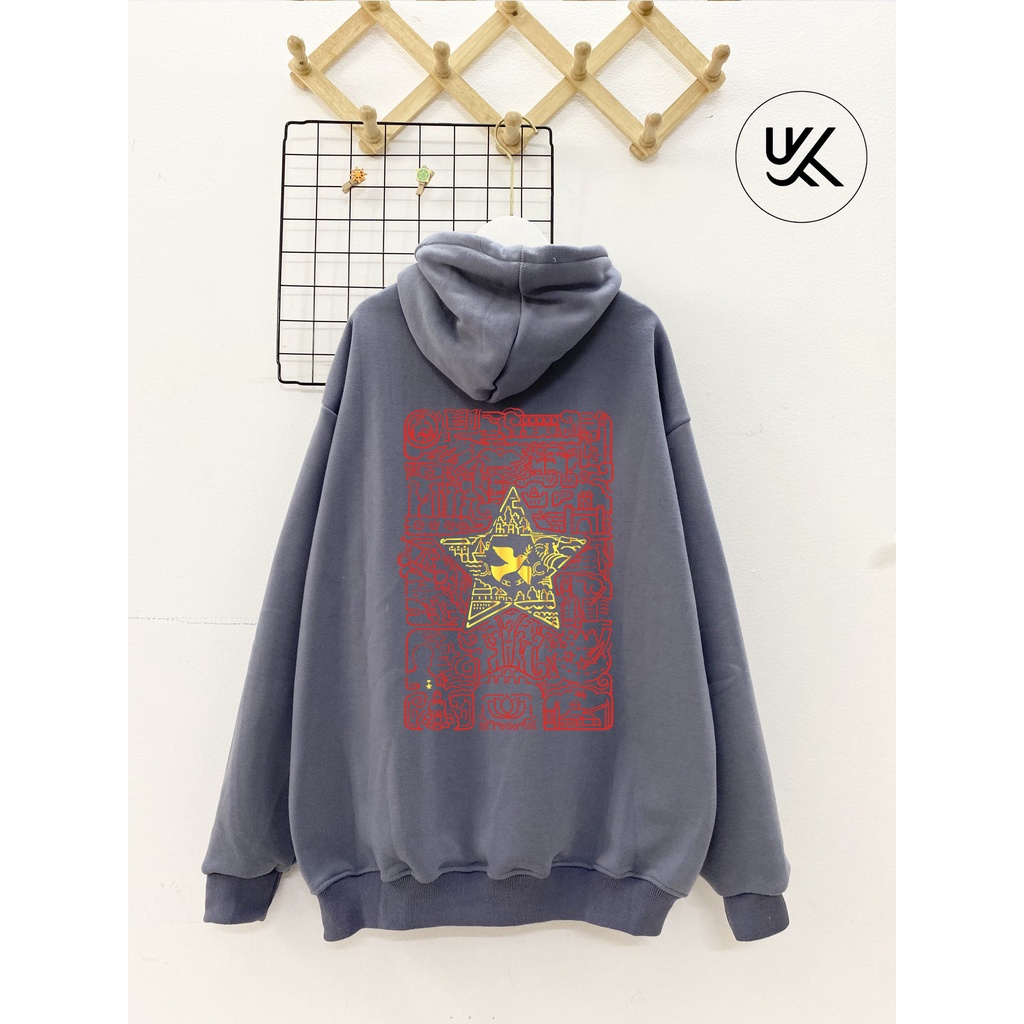 Áo Nỉ HOODIE SỬ VIỆT , Form Rộng Ulzzang Unisex , hoodie nỉ bông cao cấp, nam nữ. kkimshop