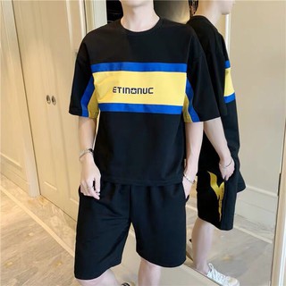 <FREE SHIP> Bộ đồ hè vải thun lạnh chất dày dặn co giãn giống hình (etin)