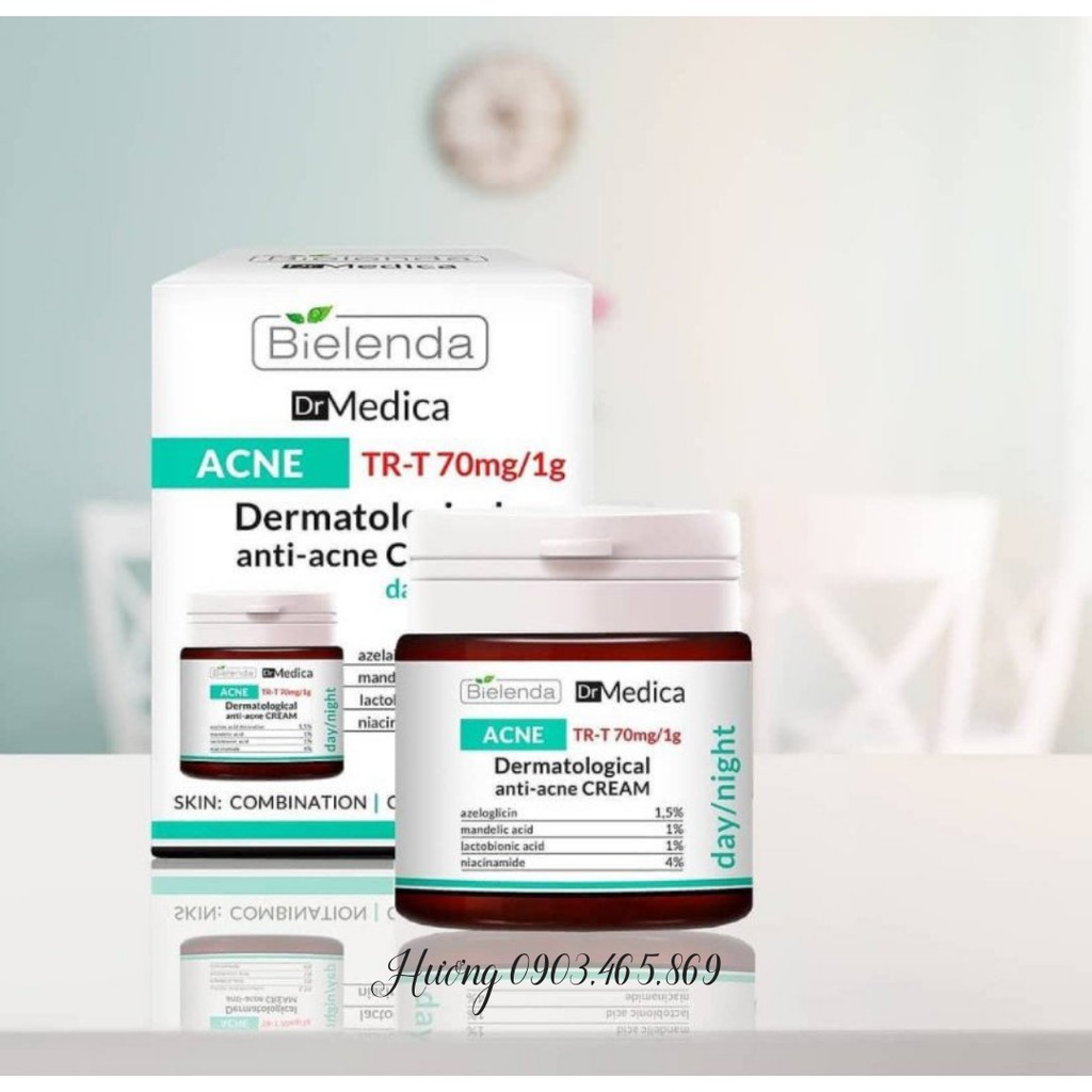 Kem dưỡng Bielenda Dr. Medica Anti-acne Dermatological giảm mụn, mờ thâm