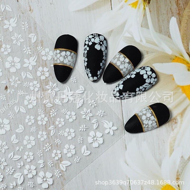 Stiker hoa tấm hàng chuẩn đẹp