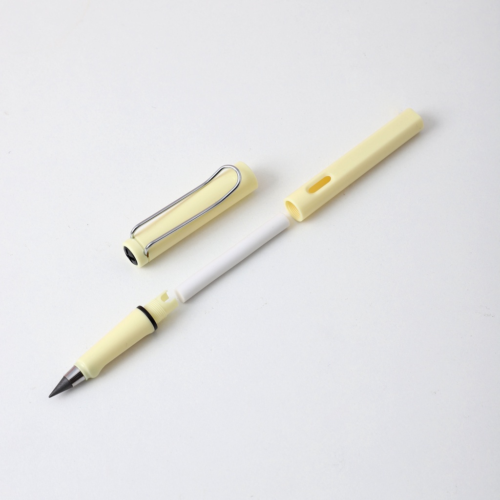 Bút chì vĩnh cữu nét chữ sắc nét nắp có giá đỡ và gôm có thể xóa được