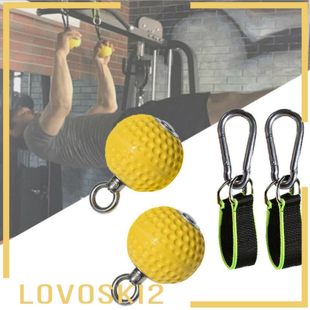 [LOVOSKI2] Non-Slip Pull-up Grip Ball Arm Back Muscles Climbing Rock Hold Trainer Strap