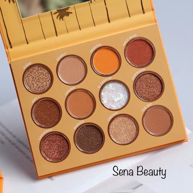 Bảng phấn mắt nhũ12 Ô Cool Summer Love GlamColour Sena Beauty | BigBuy360 - bigbuy360.vn