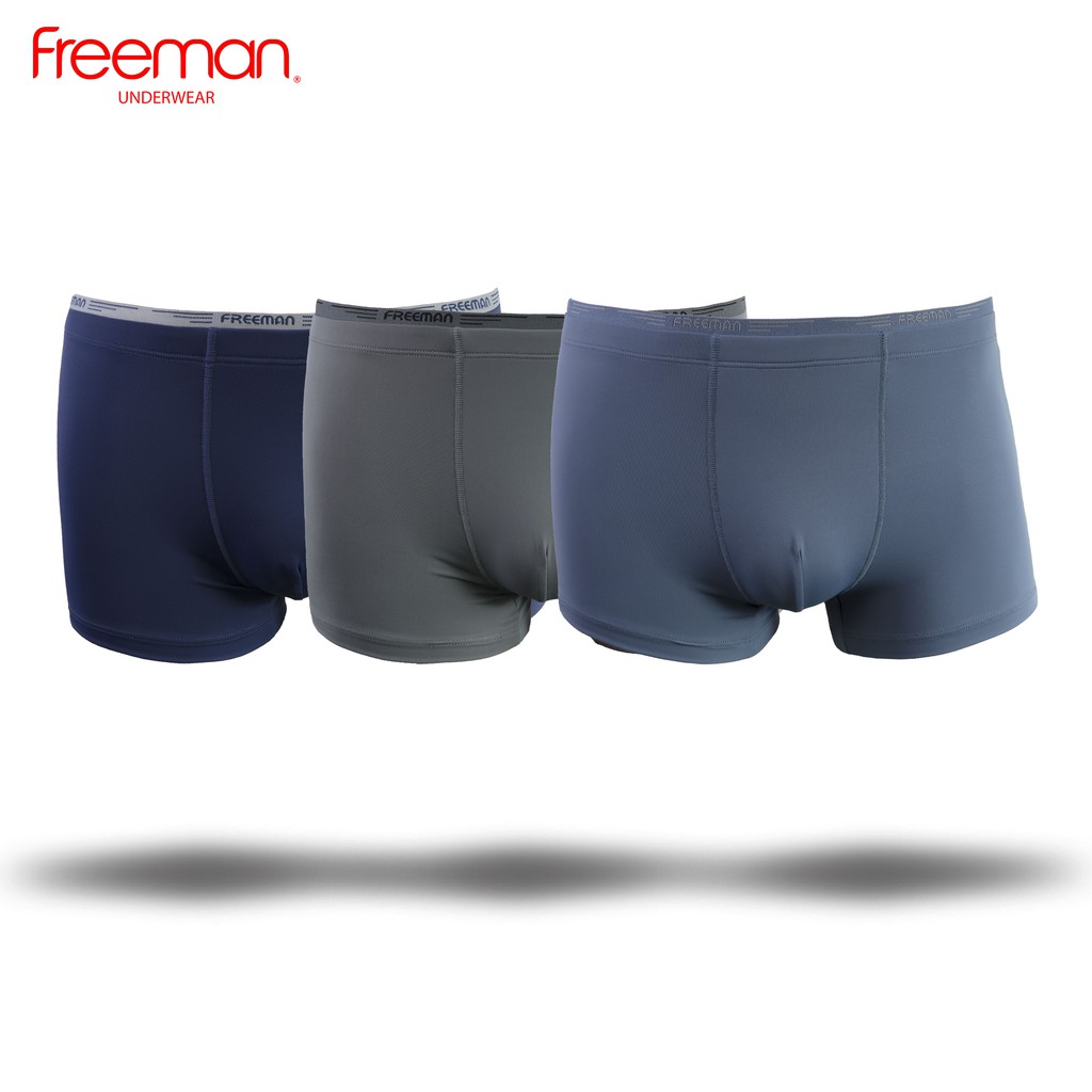 Quần boxer thun lạnh 2 da cao cấp FREEMAN [Combo 3] - 6525