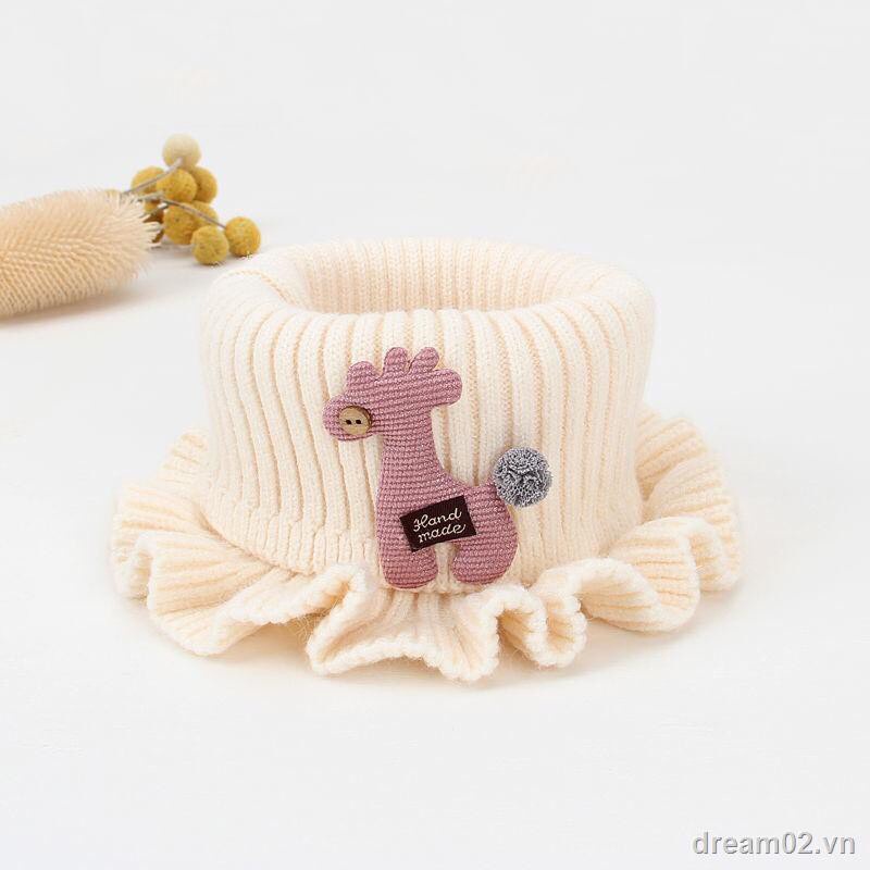 Khăn len quàng cổ cho bé hình hươu thời trang cao cấp giữ ấm cổ bé (3-10t)