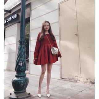 Guốc cao gót trắng 3cm đen