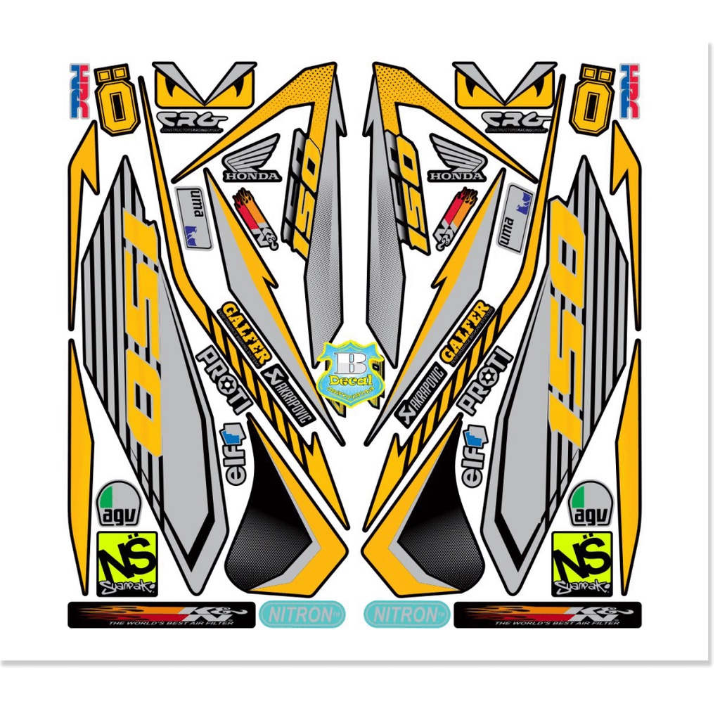 ( Quí khách vui lòng mang ra tiệm cho thợ dán ) Tem vario 150 2017 đen