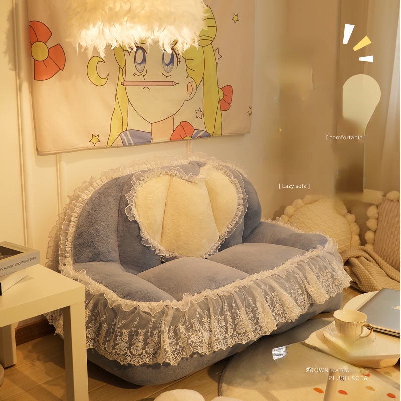 Ghế sofa phòng ngủ dễ thương căn hộ nhỏ ghế lười | BigBuy360 - bigbuy360.vn