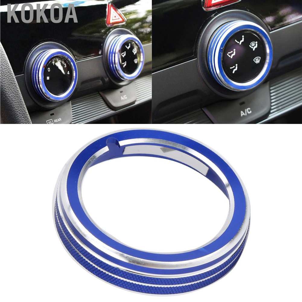 Vòng Đệm Trang Trí Nút Điều Hòa Cho Hyundai Elantra 2015-2020