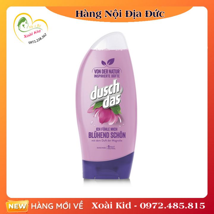 Sữa tắm gội 2in1 DUSCHDAS cho Nam và Nữ của Đức 250ml