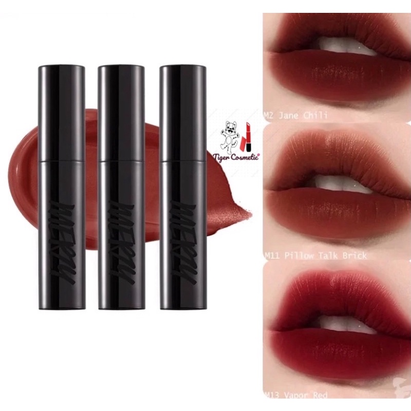 Son Kem Siêu Lì, Mịn Môi Merzy Noir In The Mellow Tint