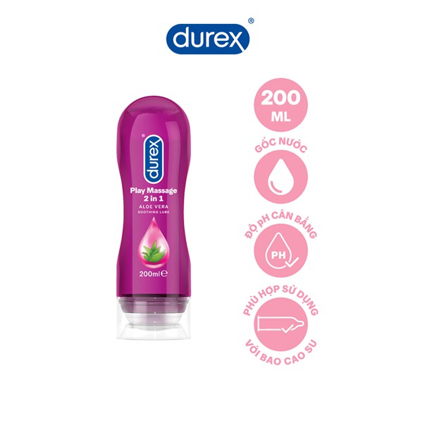 Gel bôi trơn Durex Play Massage 200ml