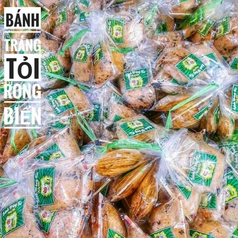 1 Bịch Bánh Tráng Tỏi Rong Biển TỪ ĐƠN 50K,  Hàng ngon nhà làm