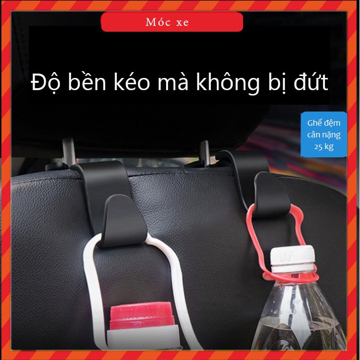 Móc treo đồ đa năng gắn sau ghế ngồi xe hơi thiết kế dạng ẩn sáng tạo
