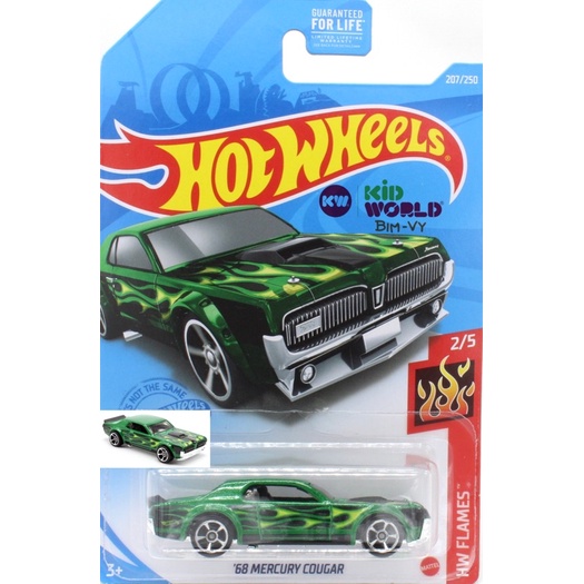 Xe mô hình Hot Wheels basic '68 Mercury Cougar GTB17, 40K.