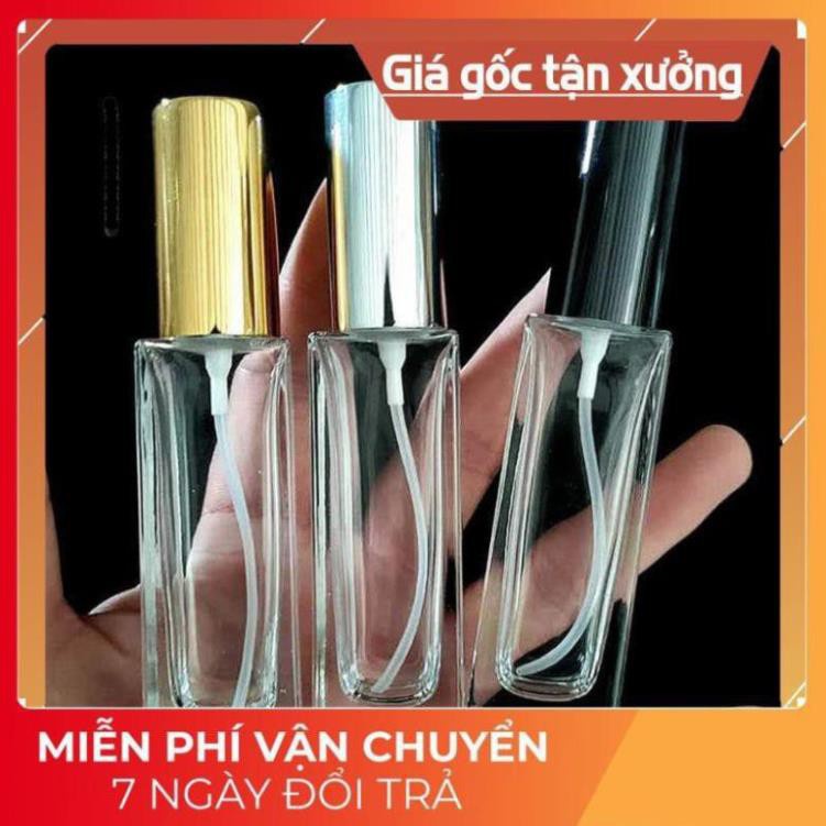 Chai lọ chiết nước hoa 15ml/20ml vuông / vỏ chiết nước hoa / lọ đựng dầu thơm