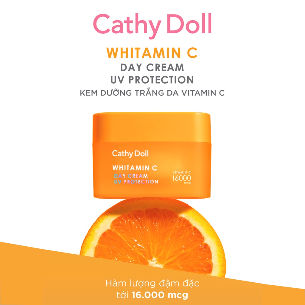 Kem dưỡng trắng da mờ thâm Cathy Doll Whitamin C Day Cream 50ml