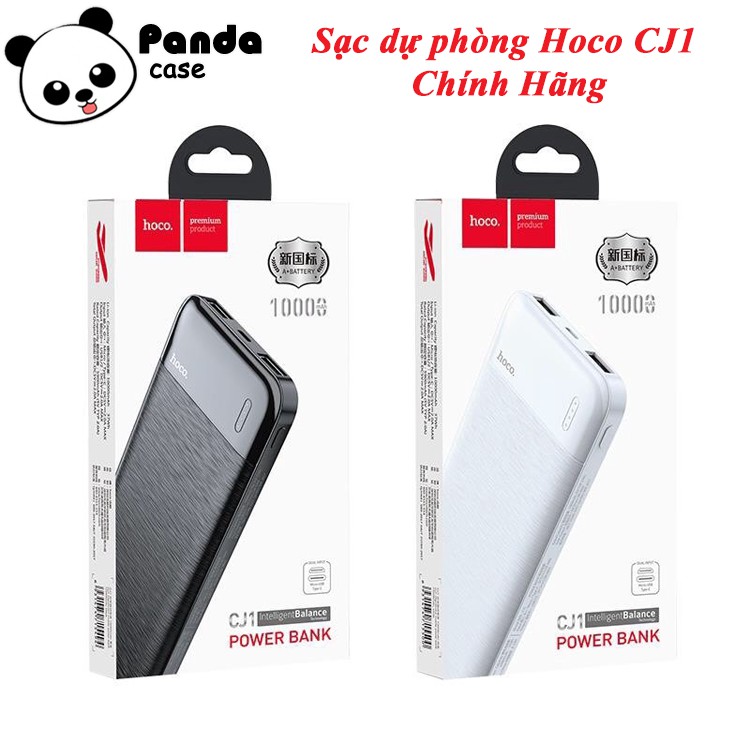 Pin sạc dự phòng 10000mAh HOCO CJ1 - 2 Cổng Sạc – Chính Hãng - Có Đèn LED báo Pin