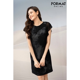 Đầm nữ cao cấp FORMAT 2.5 lớp ngắn tay B993-759I