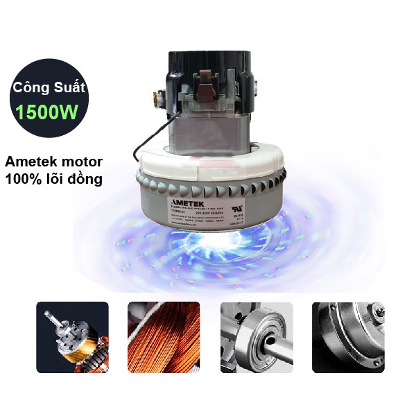 Máy hút bụi khô và ướt Sonic RX1500