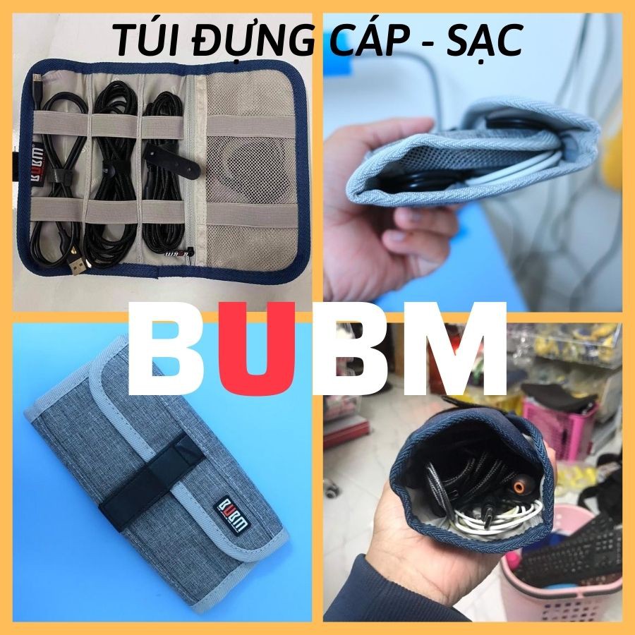 (SALE OFF) TÚI ĐỰNG CÁP SẠC – PHỤ KIỆN BUBM