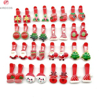 Set 20 Kẹp Tóc Cột Tóc Noel Siêu Cute Cho Bé Yêu