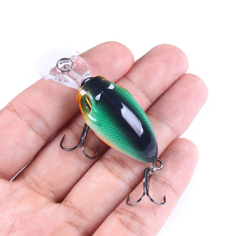 1 Mồi Câu Cá Giả Bằng Nhựa Cứng 6cm 6.2g