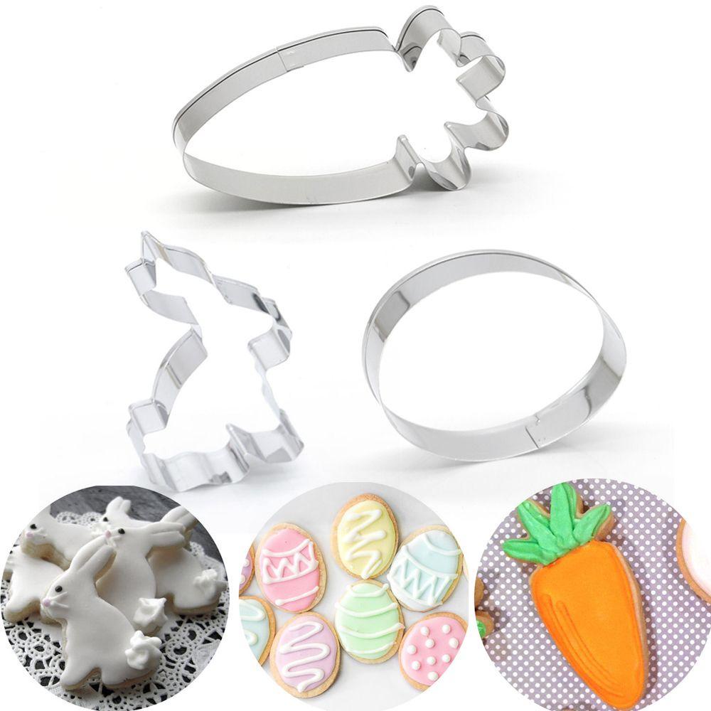Set 1 / 3 Khuôn Cắt Bánh Quy Tạo Hình Chủ Đề Phục Sinh Độc Đáo Tiện Dụng