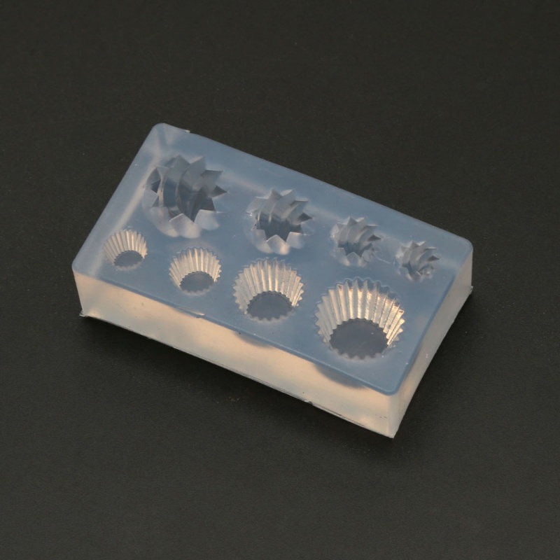 Bộ 3 khuôn silicone làm chai lọ ly nước cốc bánh cupcake thức ăn 3D nhỏ resin mini thủ công tiện lợi Ivy
