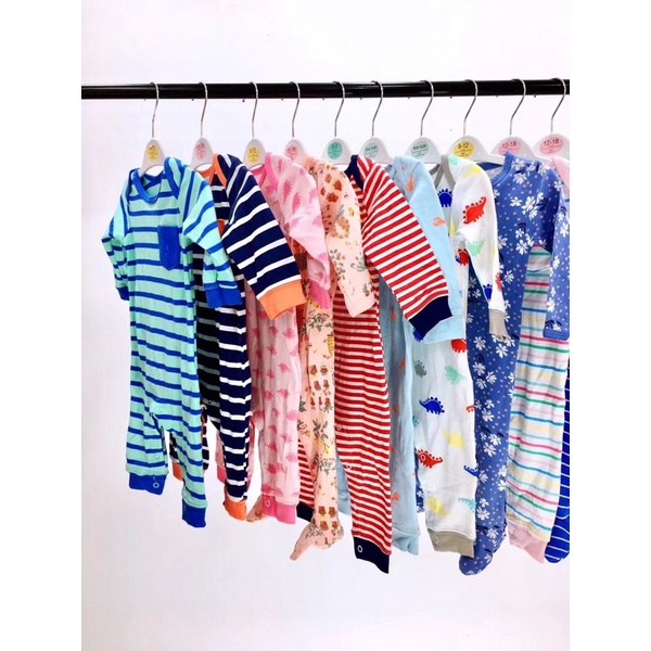 Bodysleep/ bodysuit xuất dư cho bé 3m,6m,9m