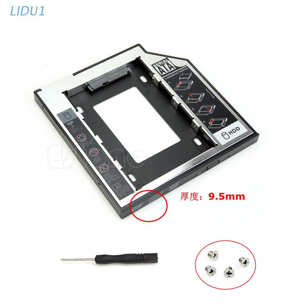 1 Khay Đựng Ổ Cứng 9.5mm Sata 2nd Hdd Ssd Cho Cd Dvd-Rom | BigBuy360 - bigbuy360.vn