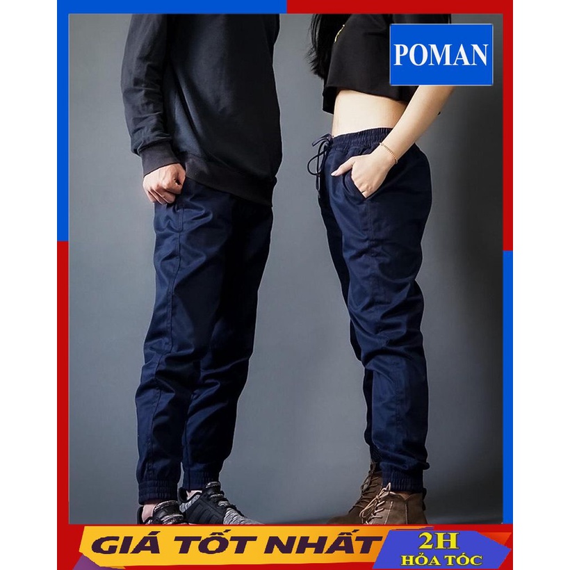 Quần Jogger kaki nam nữ unisex, quần jogger unisex cá tính JO01 - POMAN